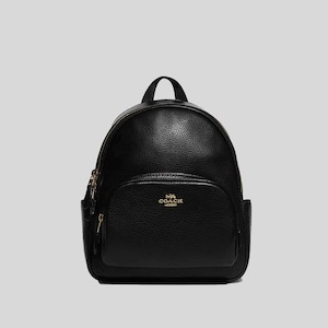 Coach Mini Court Backpack In Signature Black