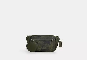 Coach Track Belt Bag Camo