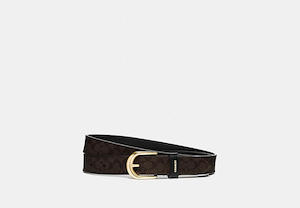 Coach Classic Belt In Signature Canvas