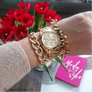 Michael Kors MK5798 Bradshaw Ladies Chronograph Quartz Watch