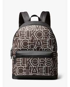 Michael Kors Men’s Graphic Logo Backpack Brown