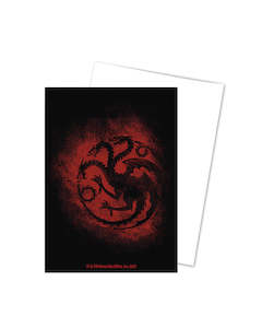 Dragon Shield: Brushed Art Sleeves - Game of Thrones House Targaryen