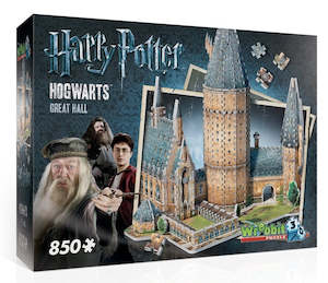 Harry Potter: Wrebbit3D: Harry Potter Hogwarts Great Hall - 3D Puzzle (850pc Jigsaw)