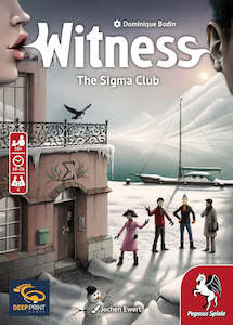 Mystery Board Games: Witness: The Sigma Club