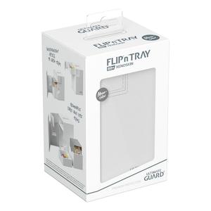 Ultimate Guard: Ultimate Guard: Flip´n´Tray Deck Case (Standard Size) - 80+ XenoSkin (Monocolor White)