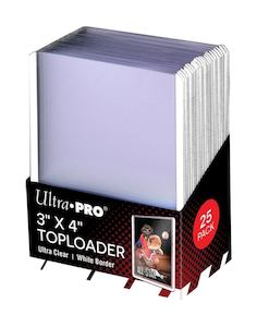 Ultra Pro: Ultra Pro: Toploaders - 3x4 White Border