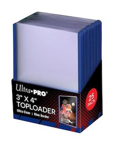 Ultra Pro: Toploaders - 3x4 Blue Border