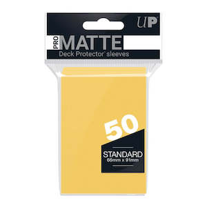 Ultra Pro Pro-Matte Standard Sleeves: Yellow (50)