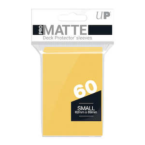 Ultra Pro: Ultra Pro: Pro-Matte Small Deck Protector Sleeves - Yellow