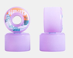 Nana Skateboard Wheels Bludgers 62mm 82a Lavender Rinse