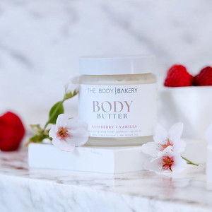 Raspberry + Vanilla Body Butter - 70g THE BODY BAKERY