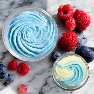 Blue Raspberry Scrub + Butter THE BODY BAKERY