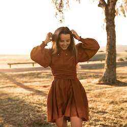 Clothing: Gracie Wrap - Burnt Orange