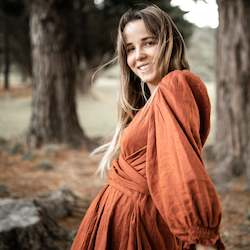 Clothing: Fredy Wrap - Burnt Orange