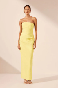 Lani Strapless Draped Maxi