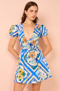 Havana Wrap Mini Dress