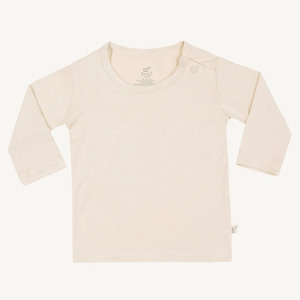 Boody Baby Long Sleeve Top - Chalk