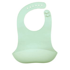 Waterproof Silicone Feeding Bib - Blue