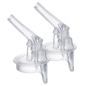 b.box 2pk Tritan Drink Bottle Replacement Straw Tops