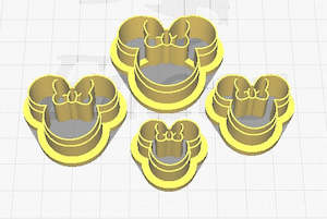 FC Minnie Polymer Clay Cutters