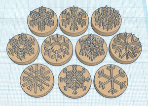 Textures: Snowflake Stamp Set