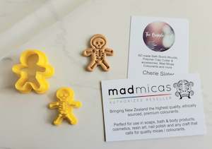 FC Gingerbread Skeleton Polymer Clay Cutter & Stamp