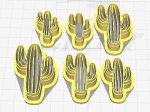 FC Cactus Polymer Clay Cutters