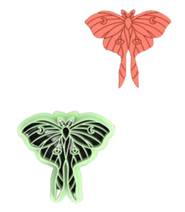 FC Luna Moth Polymer Clay Cutters