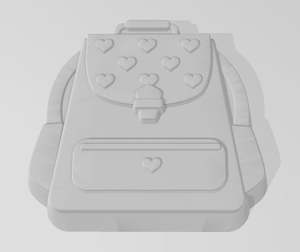 Heart Backpack PETG Mould