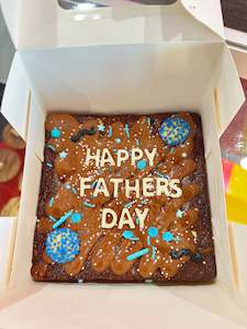 Cake: Father's Day Brownie Slab