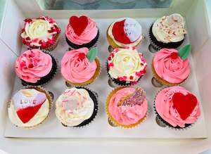 Valentine's Day Cupcakes - 12 Pack