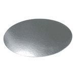 Cake: 12" Round Silver 2mm Cake Card