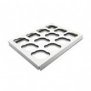 Cupcake Insert #12 - Fits 10" Window Cupcake Box - Individual