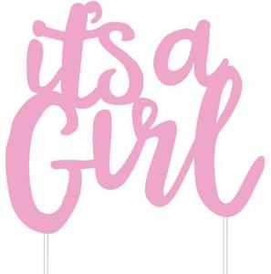 It's a Girl Cake Topper