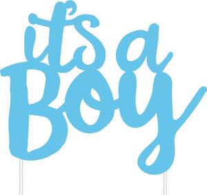 Cake: It's a Boy Cake Topper