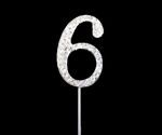 Diamante Number 6- 4.5cm