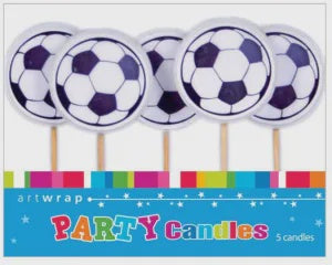 Soccer Ball Candles