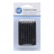 Wilton Black Candles