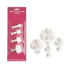 Cake: Daisy Plunger Cutters - Set of 4