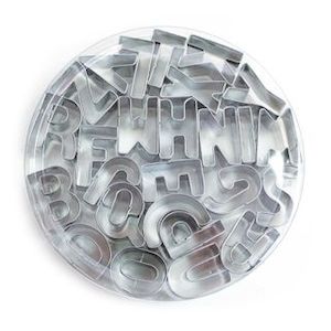 26 Piece Alphabet Cutters