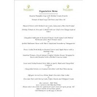 Degustation Menu 2012