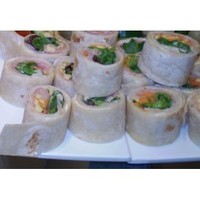 Ham and Salad Tortilla Pinwheels