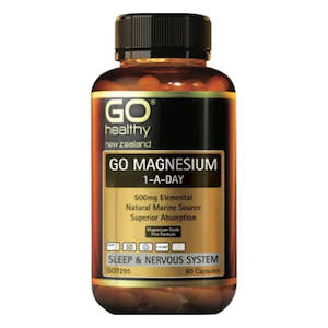 GO Healthy GO Magnesium 1-A-Day 500mg Capsules 60s