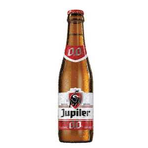 Soft drink: Jupiler Belgian Lager 0.0%