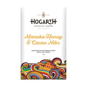 Chocolate: Hogarth Chocolate Mānuka Honey & Cacao Nibs