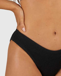 Swimwear: Billabong Summer High Bondi Bikini Pant Black Sands