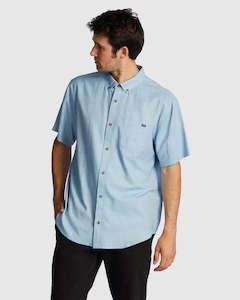 Billabong All Day Short Sleeve Shirt Powder Blue