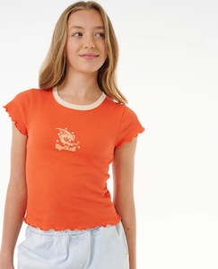 Rip Curl Summer Solstice Rib Tee Girls 8-14