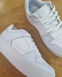 DC SHOES Manteca 4 Platform Shoe White