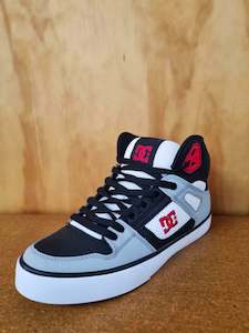 DC SHOES Pure High Top Black/Red/Grey